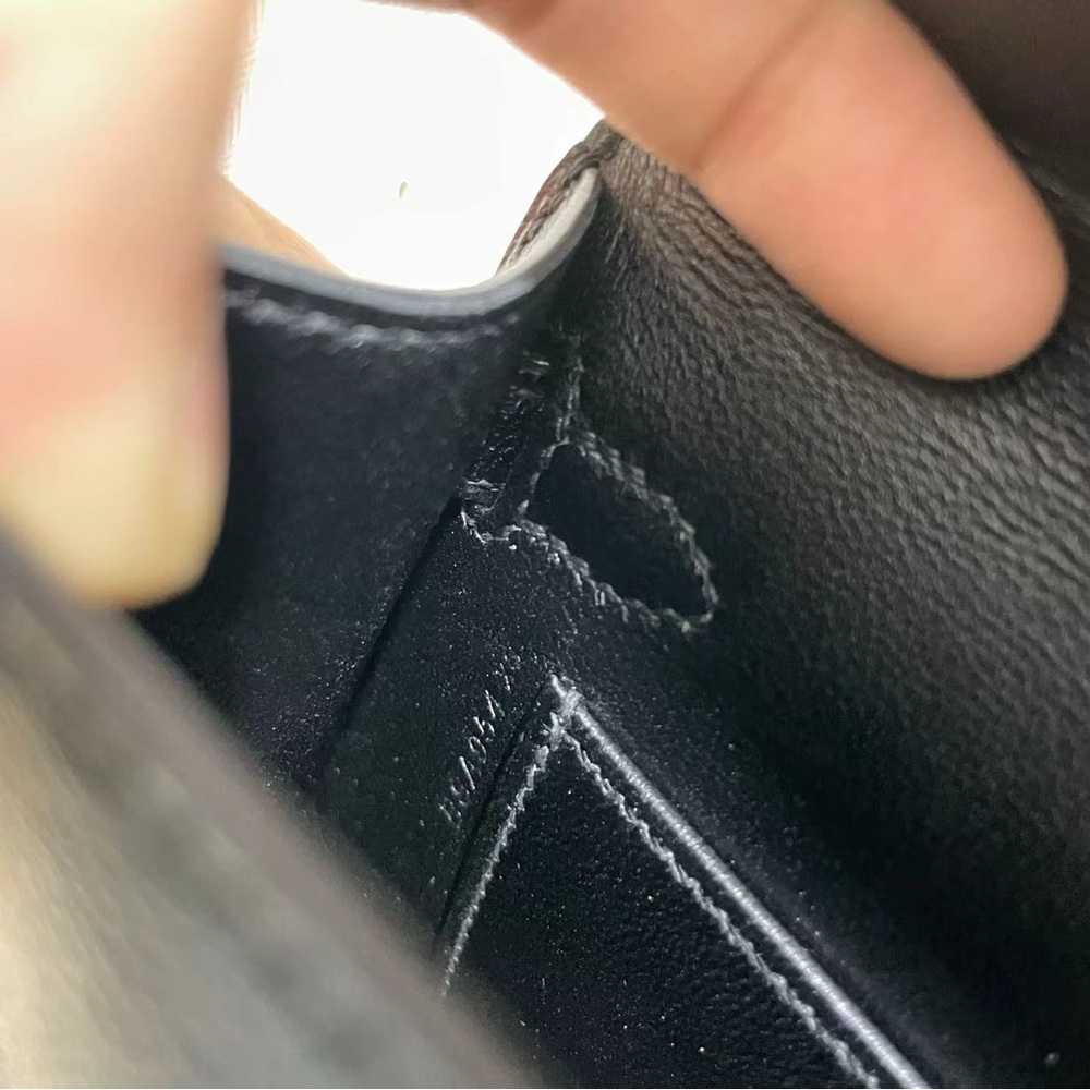 Black Leather Mini Bag